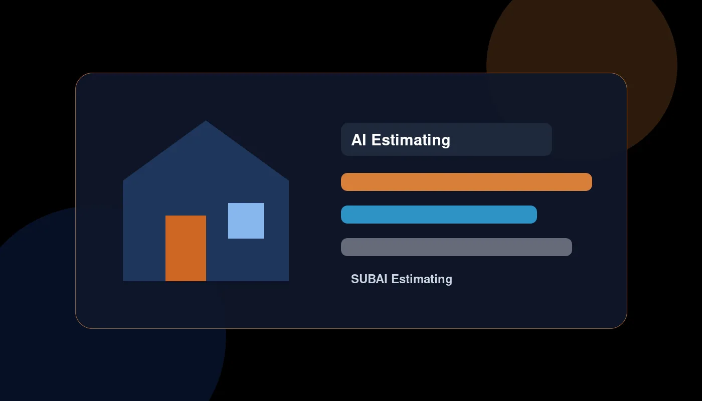 AI-Assisted Estimating for Home Renovations illustration for residential construction technology planning