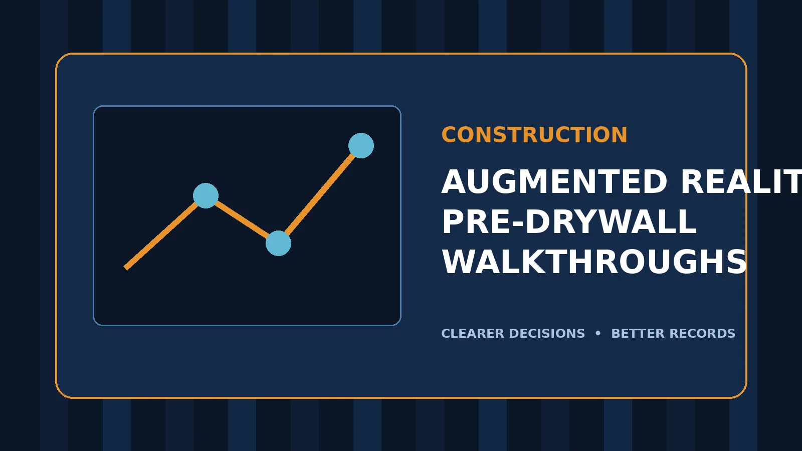 Illustration of ar pre-drywall walkthroughs: see critical decisions before the walls close
